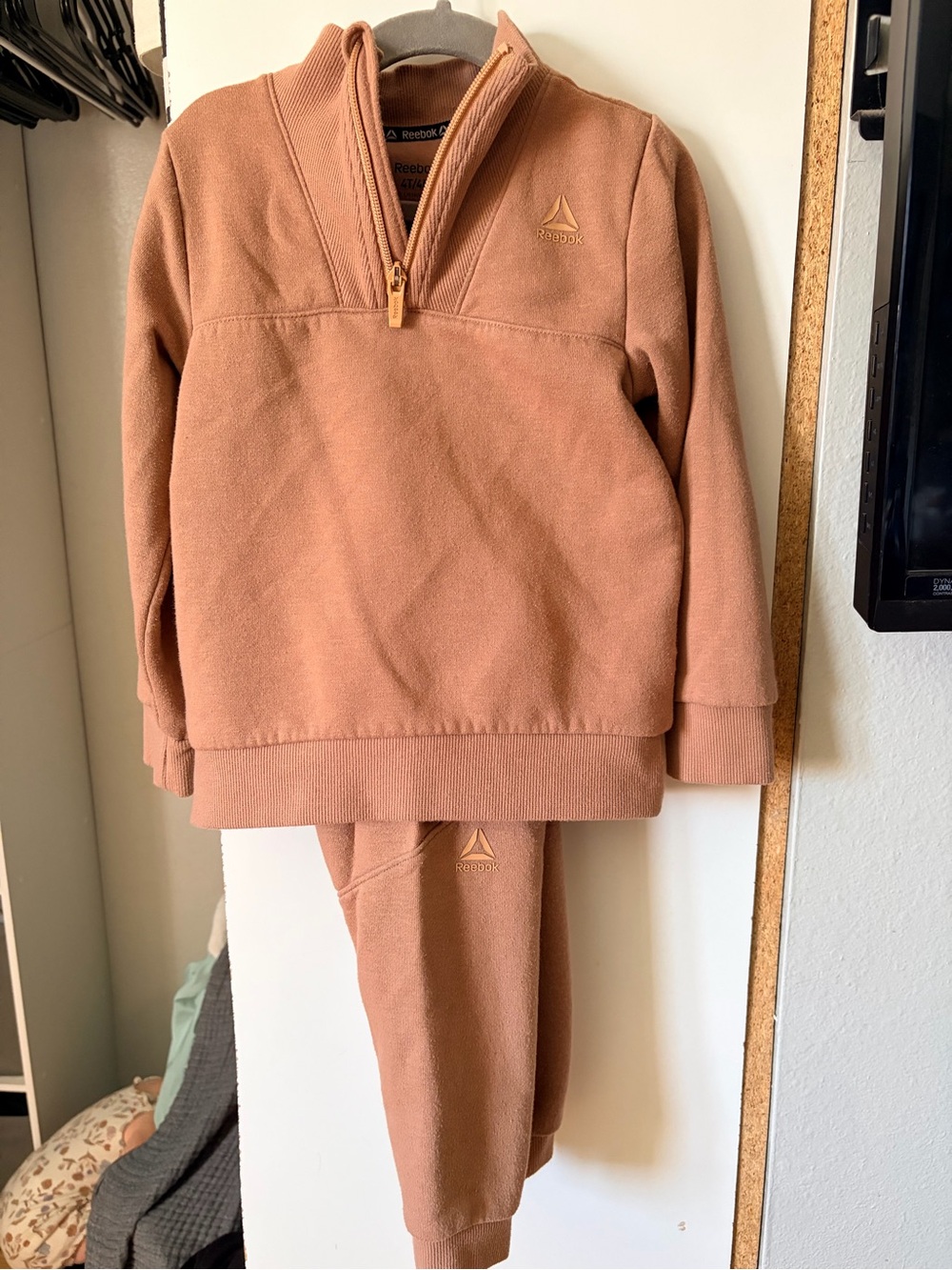 Reebok Kids Rust Fleece Pullover & Joggers Set